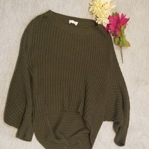 Dreamers oversized doleman sleeve sweater